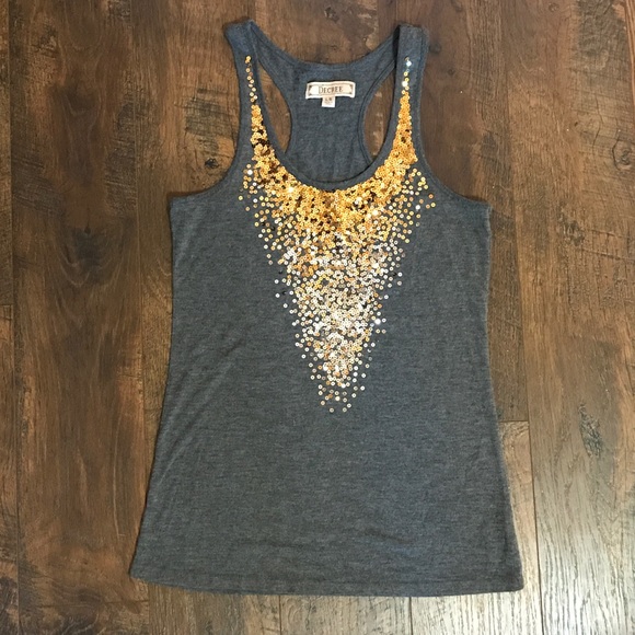 Sequined Racerback by Decree - Picture 1 of 1